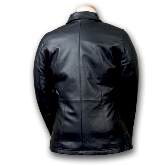 BURK’S BAY LEATHER Ladies Coat Jacket - Picture 8 of 15